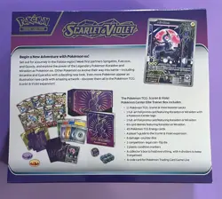 SV Scarlet & Violet (Miraidon) POKEMON CENTER ETB Elite Trainer Box SEALED - Image 2