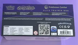 SV Scarlet & Violet (Miraidon) POKEMON CENTER ETB Elite Trainer Box SEALED - Image 4