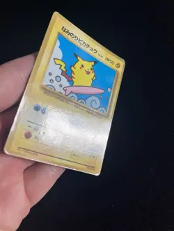 Surfing Pikachu #025 PL Japanese Pokemon CoroCoro Glossy Promo Rare WOTC - Image 4