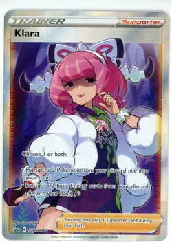 Pokemon TCG Klara (Full Art) SWSH302 Black Star Promo Holo - Image 1