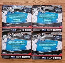 (LOT OF 4) Pokemon TCG: Black Bolt Tech Sticker Collection NEW/FACTORY SEALED - Image 2