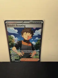 Pokemon TCG Brock's Scouting 179/159 Sv09: Journey Together Near Mint - Image 1