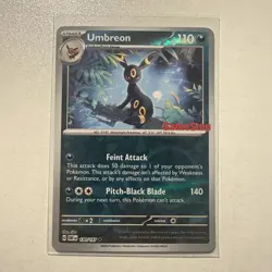Pokemon TCG Umbreon 130/197 GameStop Promo 2023 Reverse Holo Card - Image 1