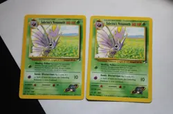 2x Pokemon TCG Sabrina's Venomoth Gym Heroes 34/132 Unlimited Rare Card - Image 1