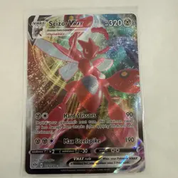 Pokemon Card Scizor VMAX 119/189 Darkness Ablaze Holo Ultra Rare NM - Image 1
