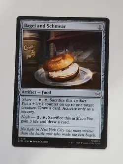 Bagel and Schmear Marvel's Spider-Man Regular 161 Artifact Card 🔥🕷🔥🥯🔥 - Image 1