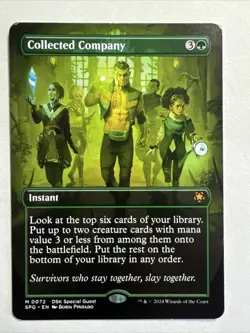 [MTG][MAGIC] Collected Company [Foil][Special Guests Borderless] - SPG [NM] - Image 1