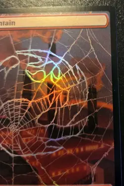Mountain (Full Art) 0192 Foil Land Spider-Man Magic: The Gathering - Image 3