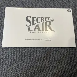 Magic the Gathering (MTG) Secret Lair - FOIL Meditations on Nature SEALED! - Image 1