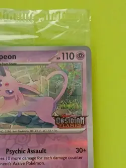 Espeon Pokemon Scarlet & Violet Black Star 086/197 Best Buy Promo Reverse Holo - Image 5