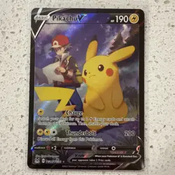 Pikachu V TG16/TG30 Pokemon TCG Sword Shield Lost Origin Trainer Gallery - Image 1