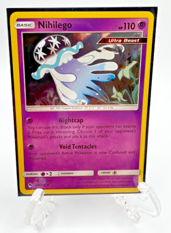 Nihilego (106/214) - Holo Rare - NM - Sun & Moon: Lost Thunder - Pokemon TCG - Image 1