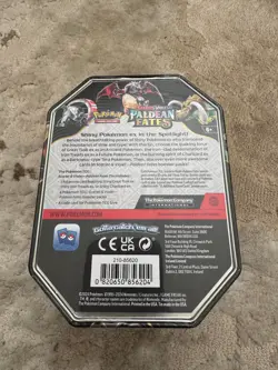 POKEMON Scarlet & Violet - Paldean Fates - Great Tusk EX Tin - NEW SEALED - Image 2