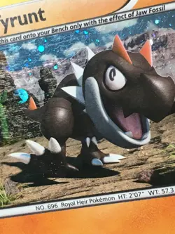 Pokemon TCG Tyrunt 61/111 Holo Uncommon XY Furious Fists MP - Image 2