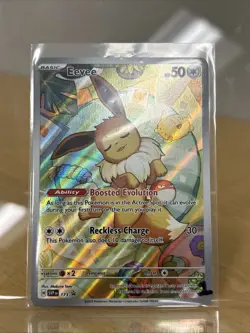 Pokemon TCG - Eevee #173 - Prismatic Evolutions ETB Black Star Promo - NM - Image 3