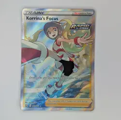 Korrina's Focus 160/163 Battle Styles Holo Rare Pokemon Card Full Art Ultra Rare - Image 1