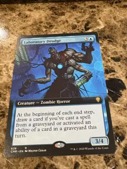 LABORATORY DRUDGE Magic MTG Commander Legends Extended Art - Image 1