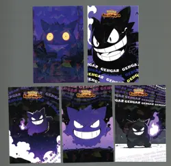 POKEMON HALLOWEEN CARD *GENGAR LOT OF 5 * HOLO ** - Image 1