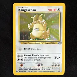 Pokemon TCG - Kangaskhan 5/64 - Jungle Holo Rare Unlimited - WOTC Vintage 1999 - Image 1