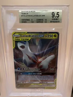 Lot Of 3 Latios (En), Latias (Jap), And Latios/Latias Tag Team BGS 9.5 Pokemon - Image 3