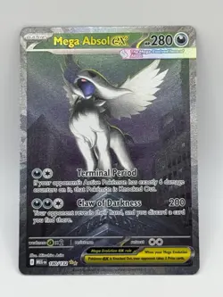Pokemon TCG Mega Evolution Mega Absol Ex 180/132 Special Illustration Rare NM - Image 1