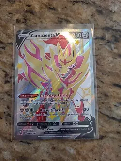 Zamazenta V SWSH293 Holographic Black Star Promo Pokemon TCG Near Mint - Image 1
