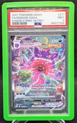 Gengar VMAX Pokemon Fusion Strike 271/264 Alternate Art Secret Rare Holo PSA 9 - Image 1