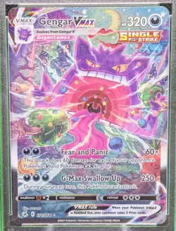 Gengar VMAX Pokemon Fusion Strike 271/264 Alternate Art Secret Rare Holo PSA 9 - Image 2