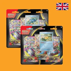 Pokemon TCG Mega Evolution 3 Pack Blister Factory Sealed - Image 1
