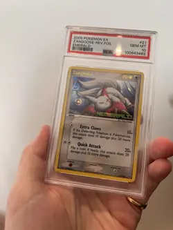 Pokemon Zangoose 21 EX Emerald Reverse Holo Rare 2005 PSA 10 Gem Mint Low Pop 13 - Image 4