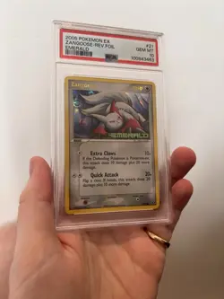 Pokemon Zangoose 21 EX Emerald Reverse Holo Rare 2005 PSA 10 Gem Mint Low Pop 13 - Image 5