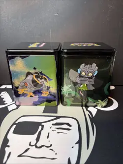 empty 2 Stacking Tin Pokemon mini tin lot - Image 2