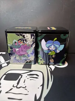 empty 2 Stacking Tin Pokemon mini tin lot - Image 3