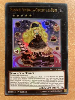 Yu-Gi-Oh! Madolche Puddingcess Chocolat-A-La-Mode, Ultra Rare, 1st Ed DUOV-EN082 - Image 1
