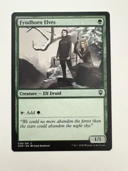 Fyndhorn Elves MTG Magic the Gathering Card NM Near Mint CMR - Image 1