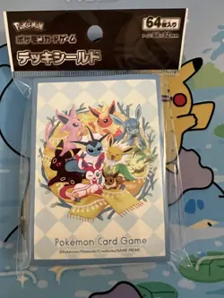 Pokemon Eeveelution Card Deck Sleeves 64 Count NEW US 💛 Flareon espeon Umbreon - Image 2