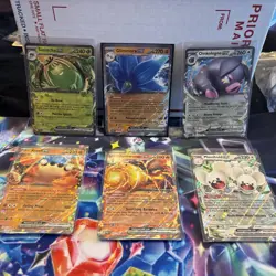 Lot Of Pokemon Ex Cards Sinistcha Glimmora Oinkologne Armarouge Maushold Klawf - Image 1