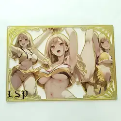 Marin Kitagawa Gold Metal Card LSP Goddess Story Waifu #081/200 Anime - Image 1
