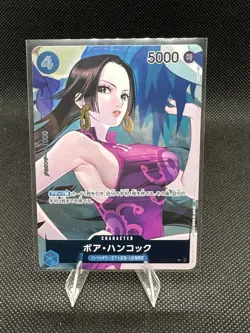 2022 One Piece Card Game: Paramount War OP02 Japanese Boa Hancock (Box Topper) - Image 1