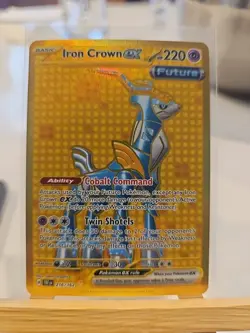 Iron Crown EX 216/162SV05: Temporal Forces Holo Gold Card - Image 1