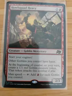 MTG Howlsquad Heavy (FOIL) 0134 Aetherdrift M/NM Free UK P&P - Image 1