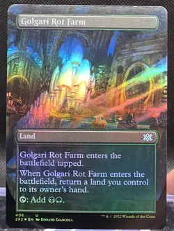 Golgari Rot Farm #406 Double Masters 2022 Borderless Foil Uncommon - Image 1