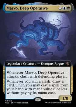 NM Extended Art Marvo, Deep Operative, Murders at Karlov Manor, Magic, 315 - Image 1