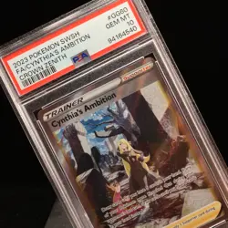 Pokemon TCG - Cynthia's Ambition GG60/GG70 Crown Zenith - PSA 10 GEM MT - Image 1