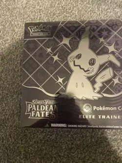 Paldean Fates Pokemon Center Exclusive ETB Sealed Elite Trainer Box Acrylic Case - Image 3