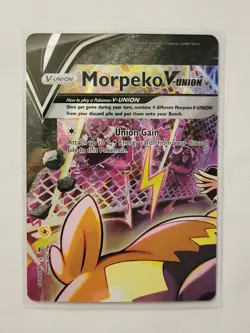 Morpeko V-Union SWSH 287 / 288 / 289 / 290 Black Star Promo SET NM Pokemon - Image 2