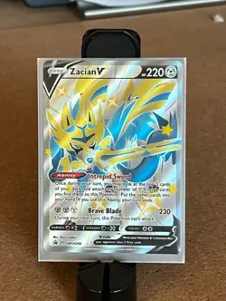 Pokemon TCG Crown Zenith Shiny Zacian V SWSH292 Full Art Promo - NEAR MINT - Image 1