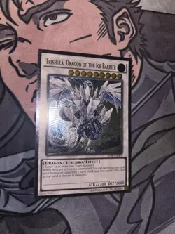 Yu-Gi-Oh! Trishula, Dragon of the Ice Barrier AP08-EN001 Ultimate Rare NM - Image 4