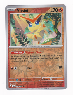 Victini 021/191 Surging Sparks 2024 Reverse Holo Pokemon Card Near Mint NM - Image 1