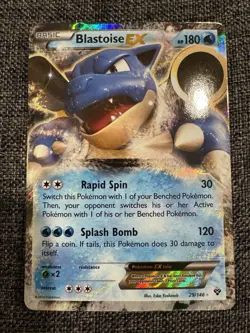 Blastoise EX 29/146 XY Base Set Holo Ultra Rare Near Mint/Mint Pokemon TCG Card - Image 1